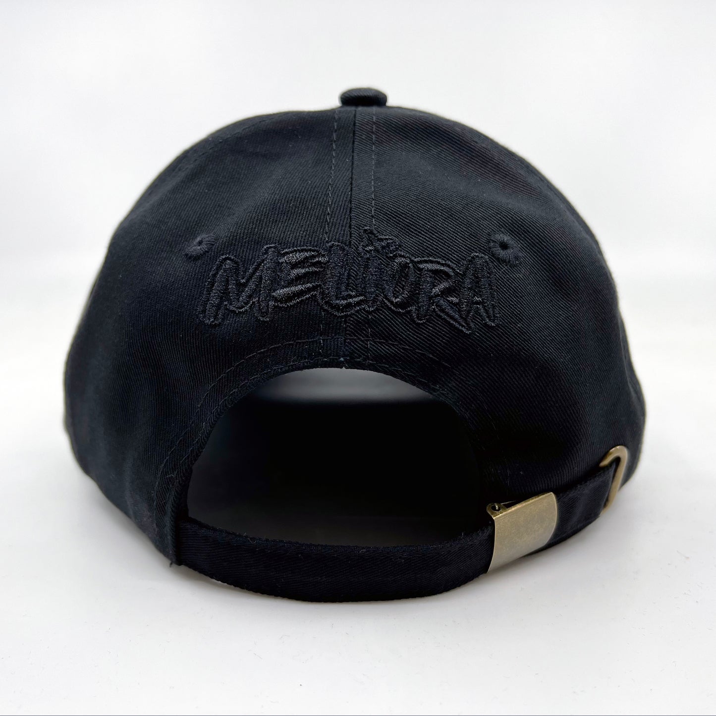 Meliora Black Strap-back Hat